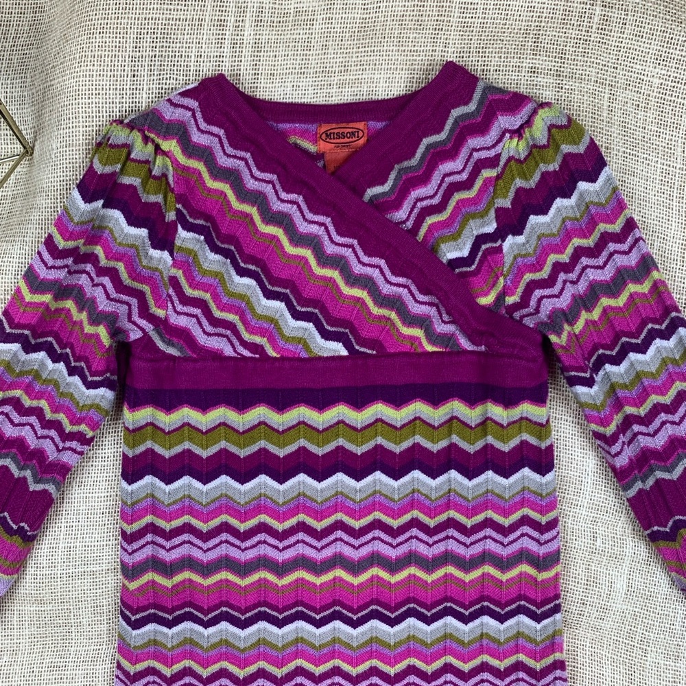 Missoni Target Dress Tunic Sweater Purple Pink - Picture 2 of 7